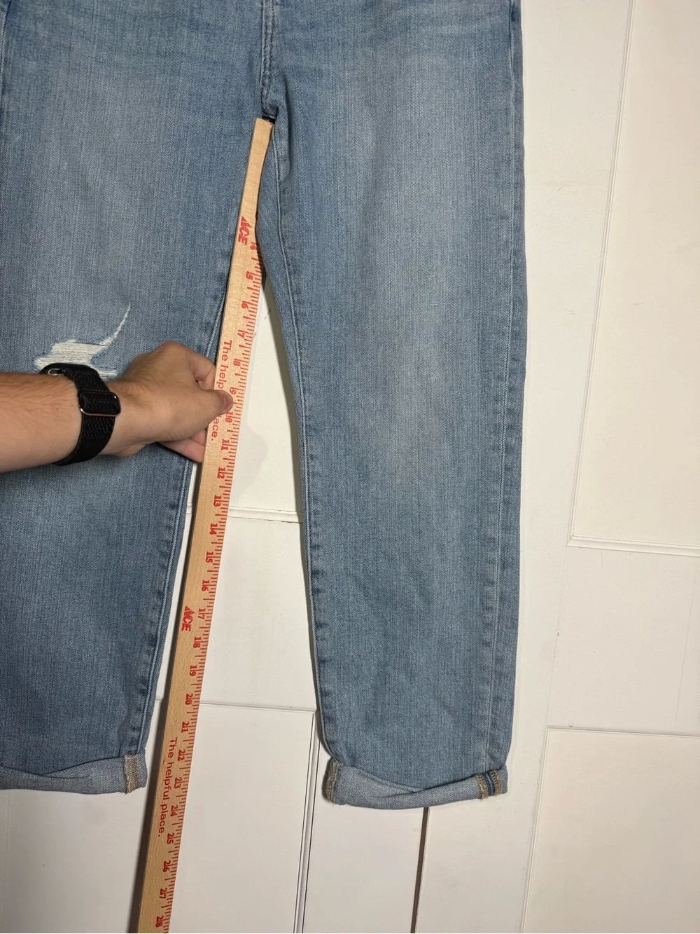 LOFT The Girlfriend Mid Rise Jeans Size 29P Lighter Wash NWT Petites Denim